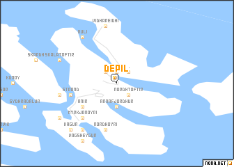 map of Depil