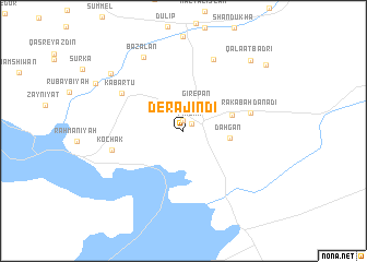 map of Dērajindī
