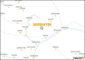 map of Derakhtak