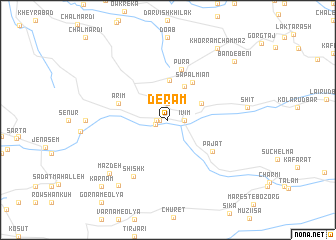 map of Deram