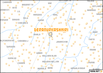 map of Dera Nūr Kashmīri