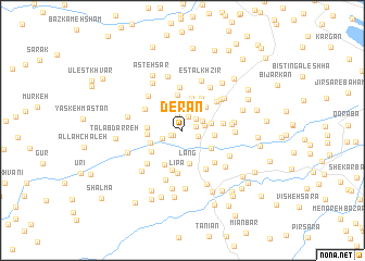 map of Derān