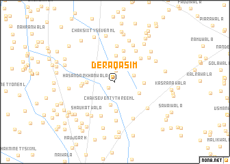 map of Dera Qāsim