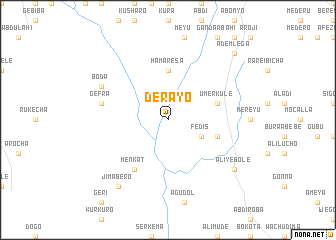 map of Derayo