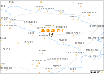 map of Derazhnya