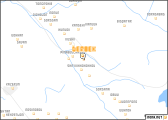 map of Derbek