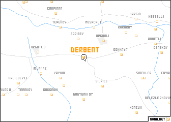 map of Derbent