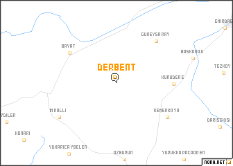 map of Derbent