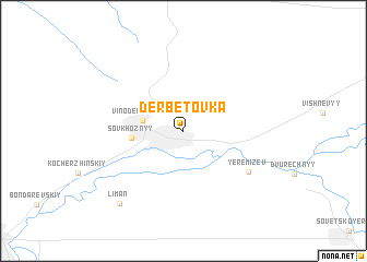 map of Derbetovka