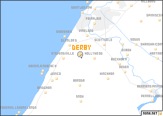 map of Derby