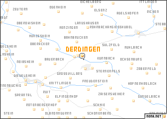 map of Derdingen