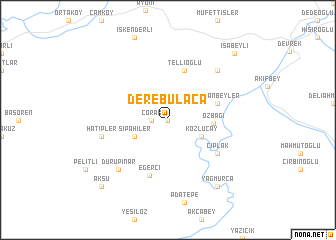 map of Derebulaca