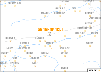 map of Derekapaklı