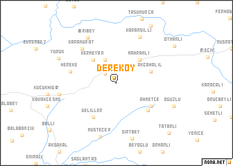 map of Dereköy