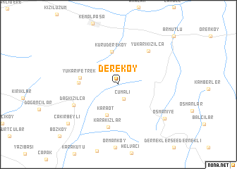 map of Dereköy