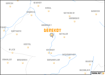 map of Dereköy