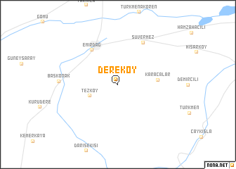 map of Dereköy