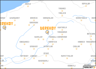 map of Dereköy