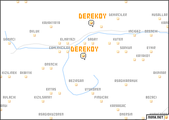 map of Dereköy