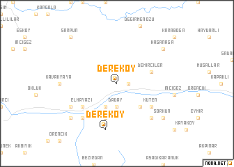 map of Dereköy