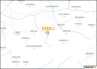 map of Dereli