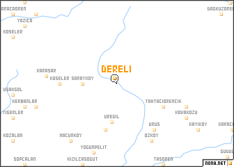map of Dereli