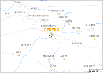 map of Dereva