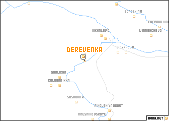 map of Dereven\