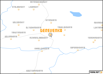 map of Dereven\