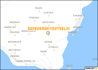 map of Derevenskiye Vyselki