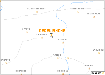 map of Derevishche