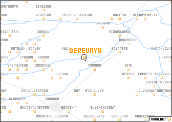 map of Derevnya