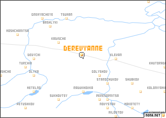 map of Derevyanne