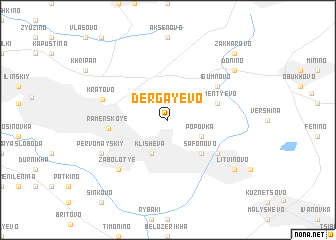map of Dergayevo