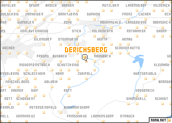 map of Derichsberg