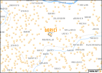 map of Ðerići