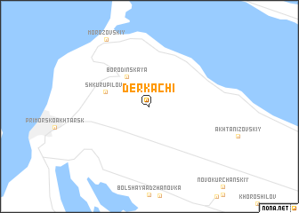map of Derkachi
