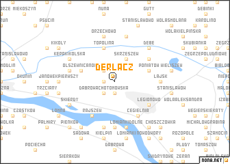 map of Derlacz