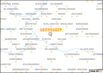 map of Dermsdorf