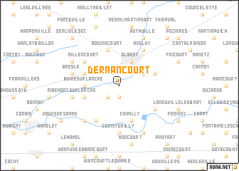map of Dernancourt