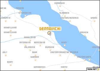 map of Dernovichi