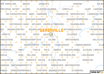 map of Deron-Ville