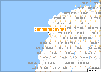 map of Derrière Goyave