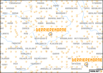 map of Derrière Morne