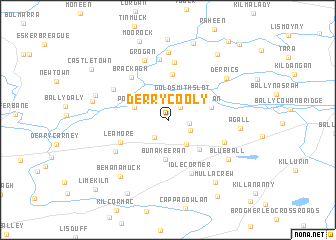 map of Derrycooly