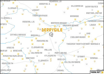 map of Derrygile