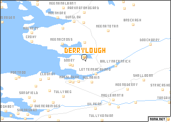 map of Derrylough