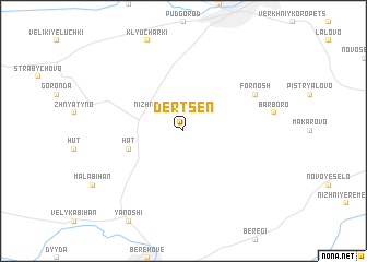 map of Dertsen