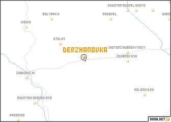 map of Derzhanovka