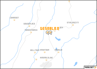 map of De Sabla